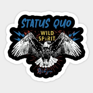 status quo rock you Sticker